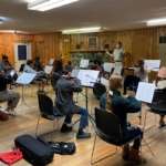 KVYSO Dan Keller conducting intermediate orchestra in Nov 2020